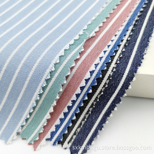 Striped Pattern Upholstery Sofa Woven Linen Viscose Fabric